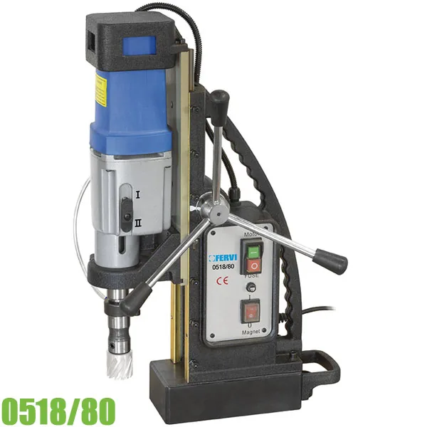 Máy khoan từ 0518/80 lực hút 20000N, công suất 1800W Fervi thumbnail 2