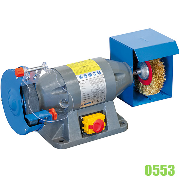 Máy mài kết hợp đá và đĩa cước, đường kính Ø150mm Fervi 0553