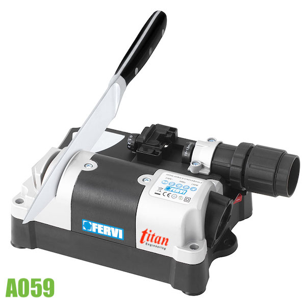 A059 máy mài dao kéo mũi khoan đa năng, đường kính từ 3-Ø13mm. Tốc độ 3000 vòng/phút. Sử dụng động cơ 1 pha 230V 50Hz. Công suất 0.15kW.