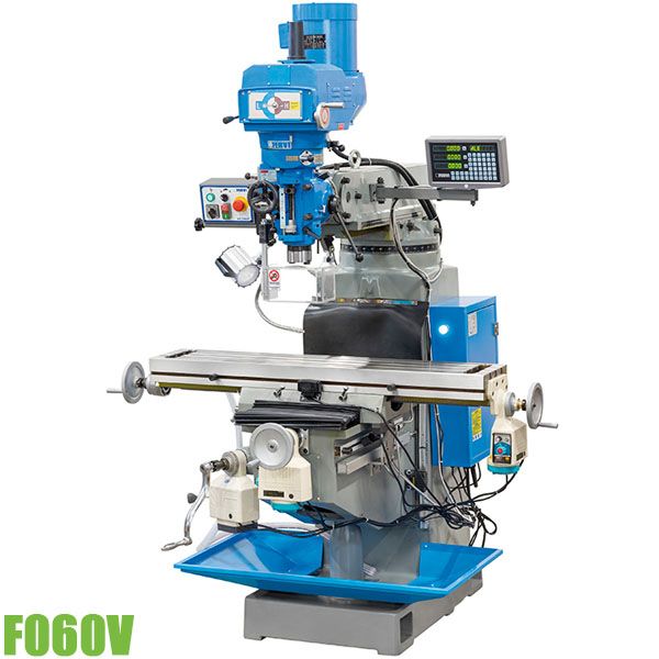 Máy phay đứng FERVI F060V, max gang Ø60mm, ngón Ø35mm