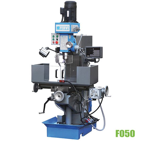 Máy phay đứng trục côn F050, kiểu ISO40, phay trên gang max ∅50mm