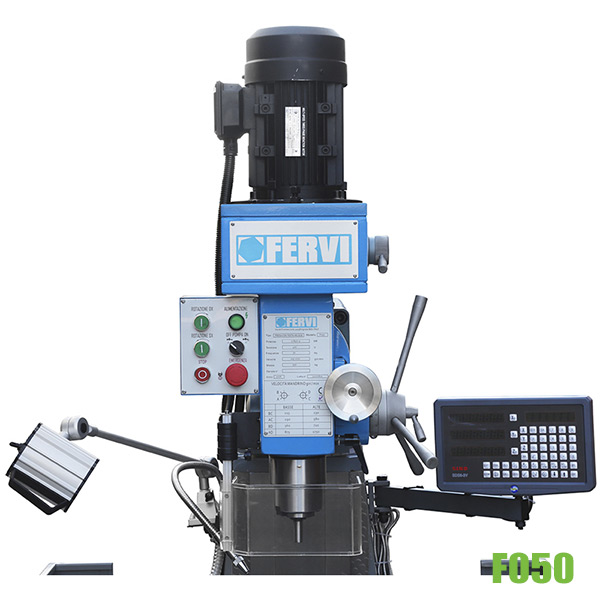Máy phay đứng trục côn F050, kiểu ISO40, phay trên gang max ∅50mm thumbnail 3