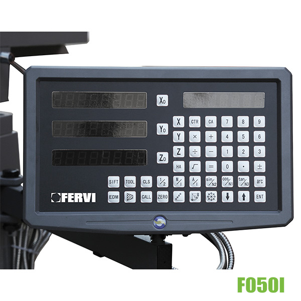 Máy phay đứng khoan F050I, trên gang max ∅50mm, côn trục chính ISO40 thumbnail 5