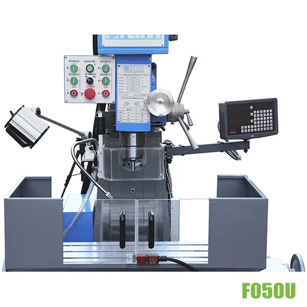 Máy phay vạn năng F050U, công suất 1500W, hành trình trục 120mm Fervi thumbnail 3