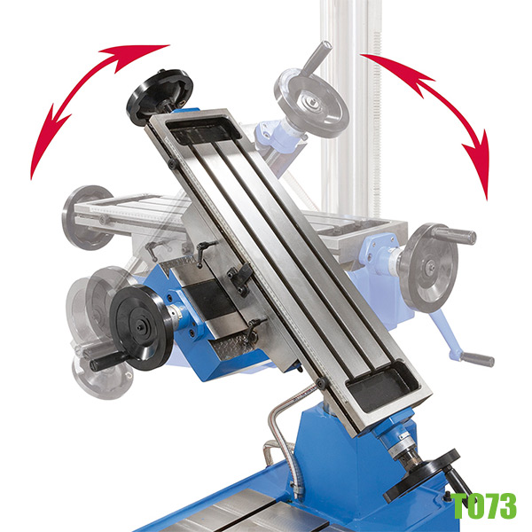 bàn làm việc có thể nghiêng máy phay T073