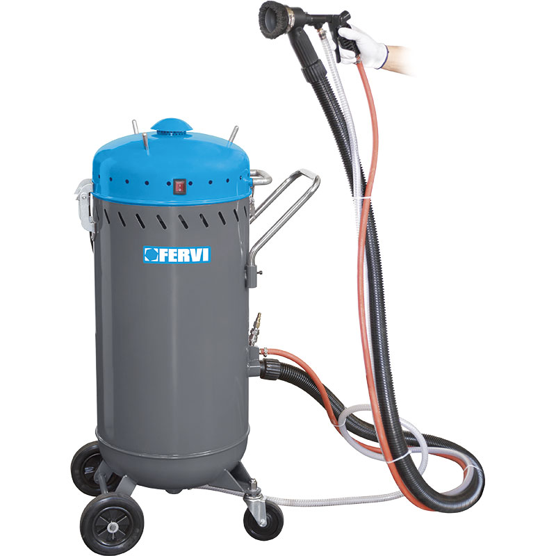 Máy phun cát hút chân không FERVI 0462 xử lý bề mặt kim loại