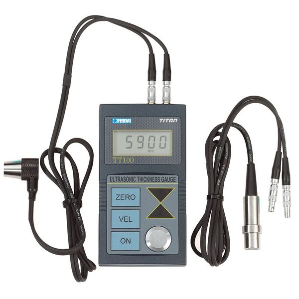 Máy siêu âm đo bề dày kim loại FERVI S004, thang đo 1,0 ÷ 225,0mm