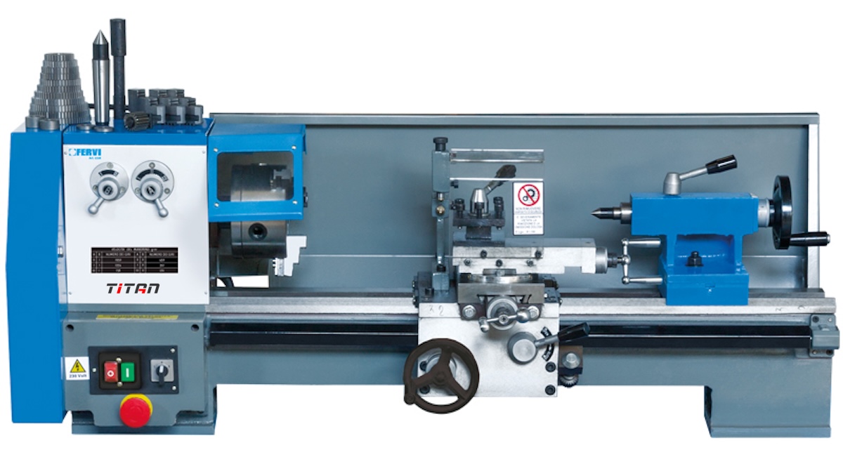 Máy tiện ren chuyền động bánh răng FERVI 0708