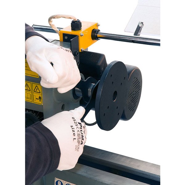 Máy tiện gỗ Fervi 0758 chiều dài phôi 1100mm, công suất 750W thumbnail 4