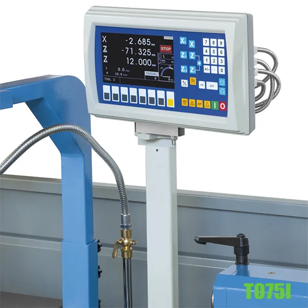 Máy tiện cỡ lớn T075I chiều dài phôi max 1500mm, công suất 5500W thumbnail 3