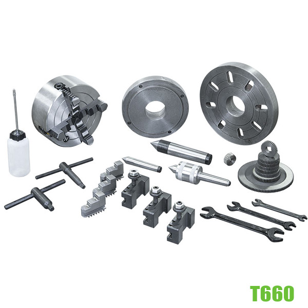 Máy tiện độ dài phôi T660, max 660mm, tốc độ max 2000 vòng/phút thumbnail 3