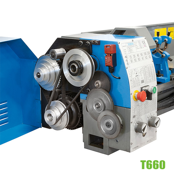 Máy tiện vạn năng T660I mâm cặp ∅125mm, độ dài phôi max 660mm Fervi thumbnail 4