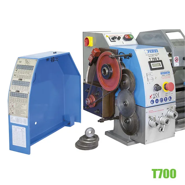Máy tiện vạn năng T700V chiều dài phôi max 700mm, mâm cặp ∅125mm thumbnail 2