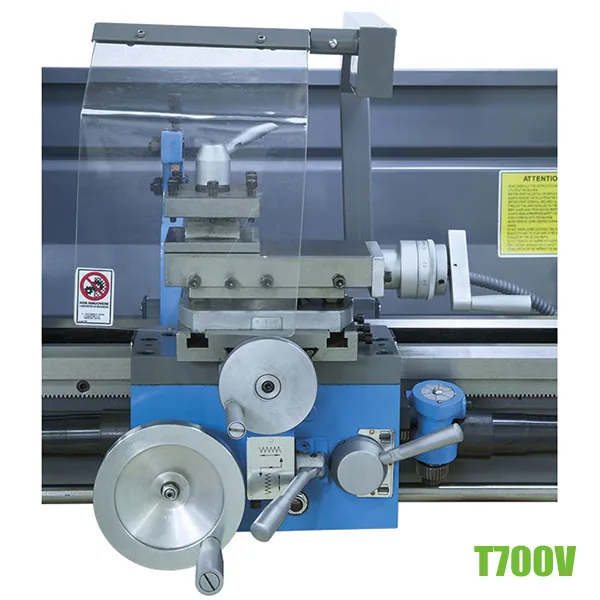 Máy tiện vạn năng T700V chiều dài phôi max 700mm, mâm cặp ∅125mm thumbnail 5