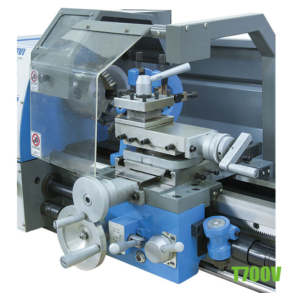 Máy tiện vạn năng T700V chiều dài phôi max 700mm, mâm cặp ∅125mm thumbnail 6