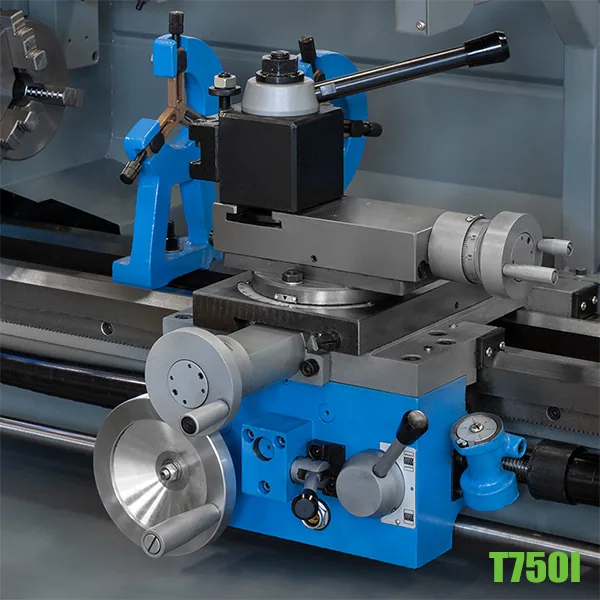 Máy tiện vạn năng T750I chiều dài phôi max 750mm, mâm cặp ø125mm thumbnail 2