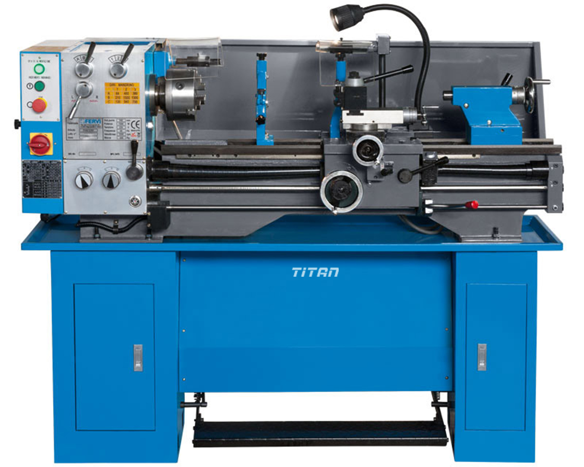 Máy tiện vạn năng Fervi T940-230V mâm cặp ø160mm, công suất 1500W