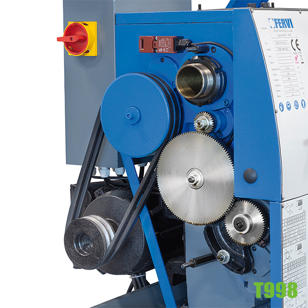 Máy tiện vạn năng T998, mâm cặp ø250mm, 8 cấp tốc độ Fervi thumbnail 3