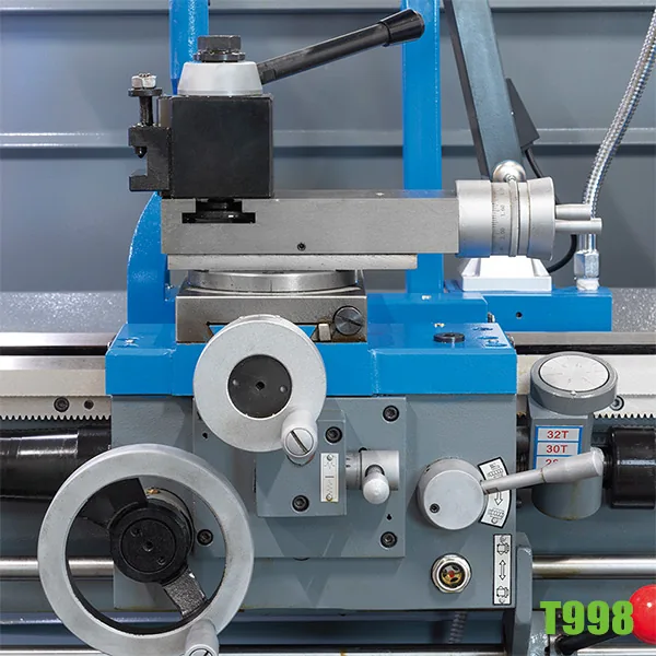 Máy tiện vạn năng T998, mâm cặp ø250mm, 8 cấp tốc độ Fervi thumbnail 4