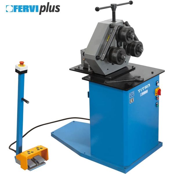Máy uốn kim loại 3 trục FERVI C076/30, nhập khẩu từ Italia