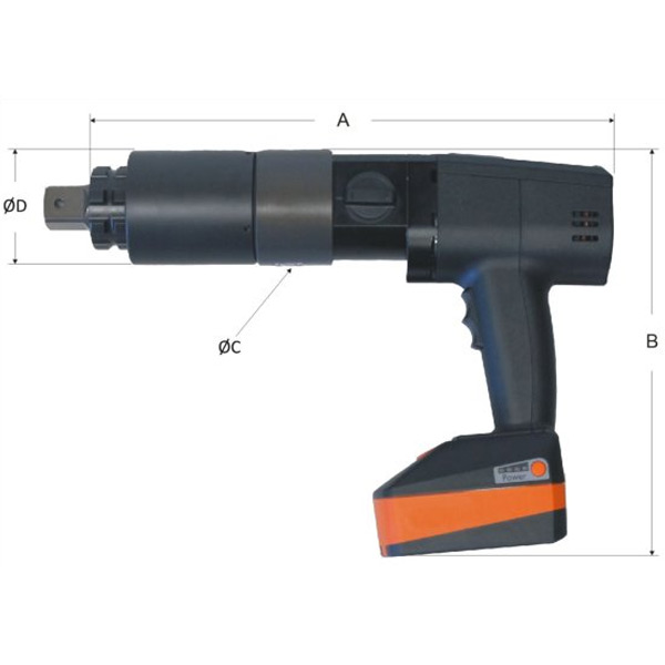 Máy xiết ốc EMAX, dẫn động bằng pin momen max 6000Nm thumbnail 3