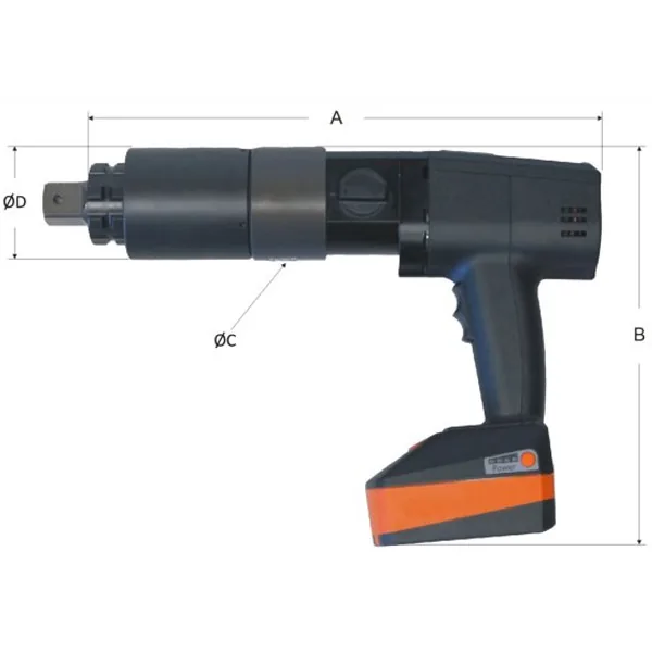Máy xiết ốc EMAX, dẫn động bằng pin momen max 6000Nm thumbnail 3
