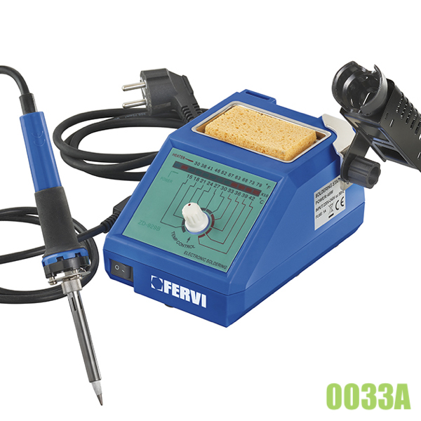 Mỏ hàn điện 48W Fervi 0033A, điều khiển nhiệt độ chính xác cao