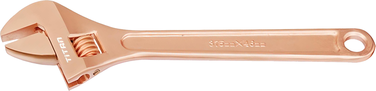 Mỏ lết chống cháy nổ 4 – 24 inch TITAN T125BC, vật liệu Cu-Be