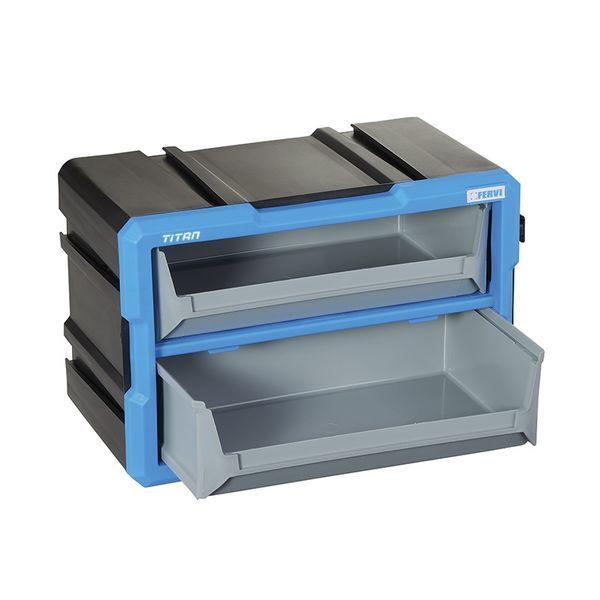 Module hộp dụng cụ FERVI C086/02T gồm 2 ngăn, lắp ghép mở rộng