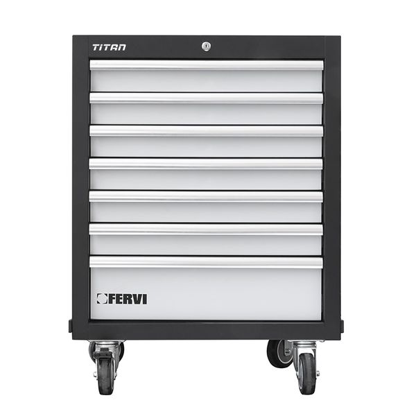 Module tủ dụng cụ 7 ngăn di động FERVI A007/16, không gồm ruột