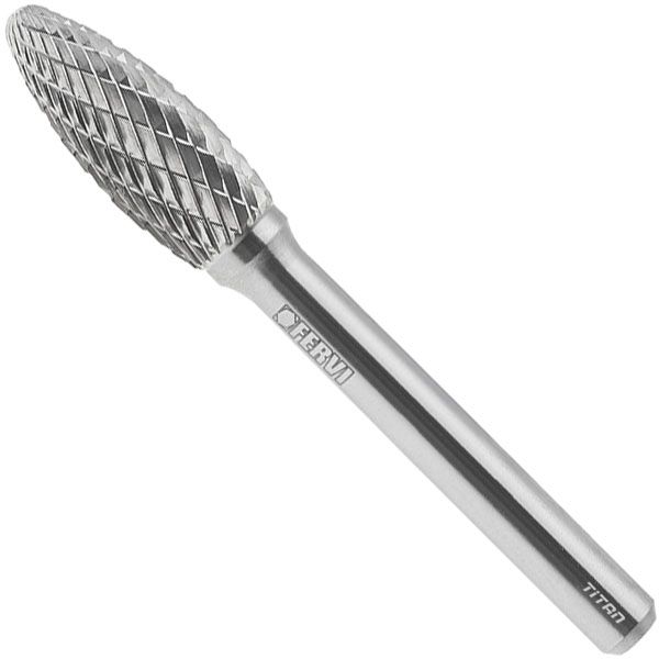 Mũi mài hình quả thông đầu tròn FERVI HxDCy, Ø6-12mm