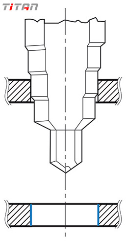 Đường kính mũi từ 2,5 đến 38mm, vật liệu bằng HSS, phủ TiN. Fervi F23x