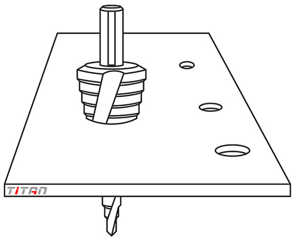 Mũi khoan tháp từ 2,5 - 38mm, thép gió HSS, chuôi trụ 10mm. Fervi F23x