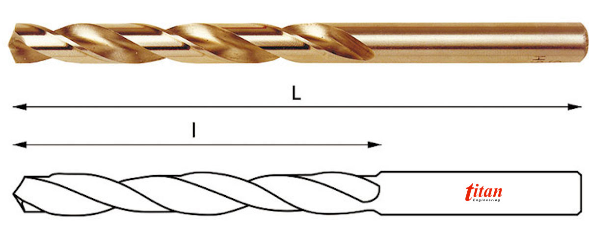 P065 mũi khoan hợp kim cobalt - FERVI