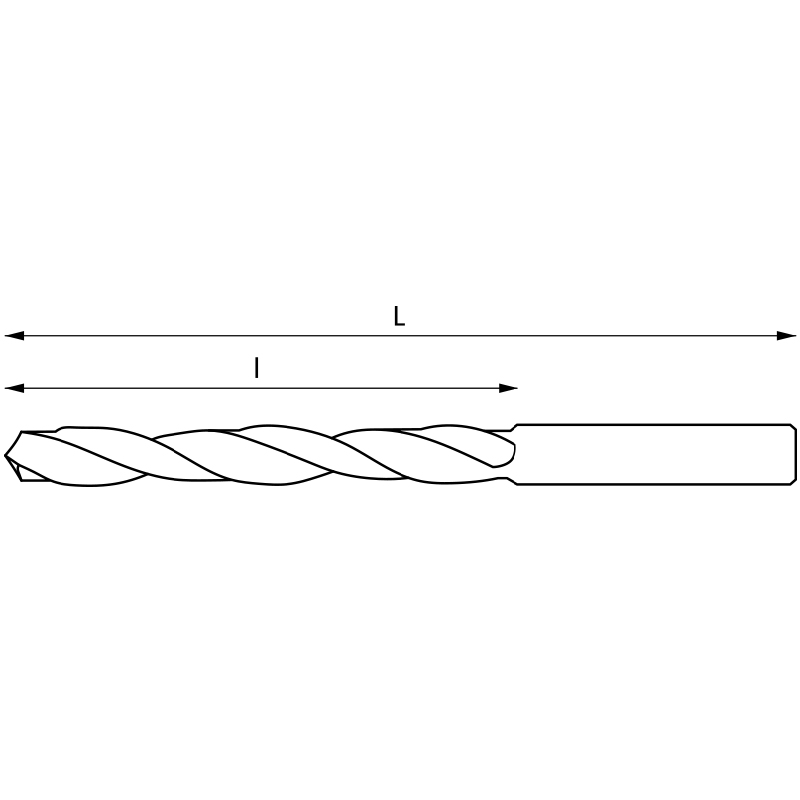 TWIST DRILL WITH CONICAL SHANK thumbnail 2