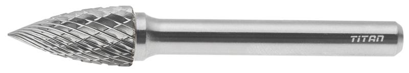 Mũi mài hợp kim FERVI GxDC Ø3-19mm, hình quả thông đầu nhọn