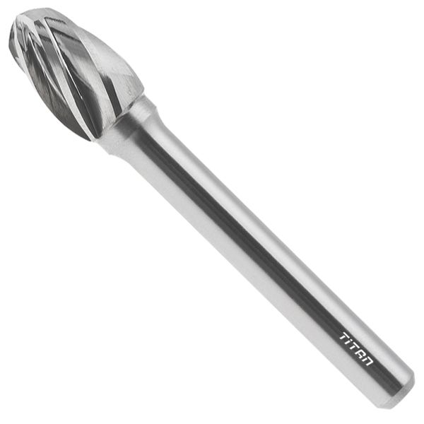 Mũi mài hình quả thông đầu tròn FERVI EXAL cho vật liệu nhôm.