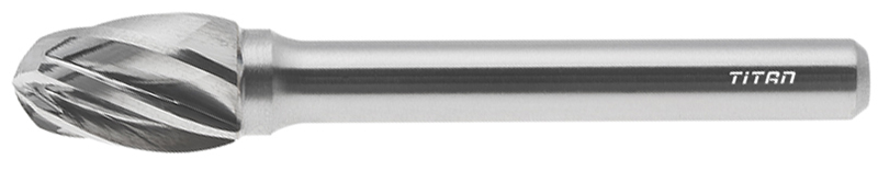 Mũi mài hợp kim hình trái xoan FERVI EXAL cho vật liệu nhôm.