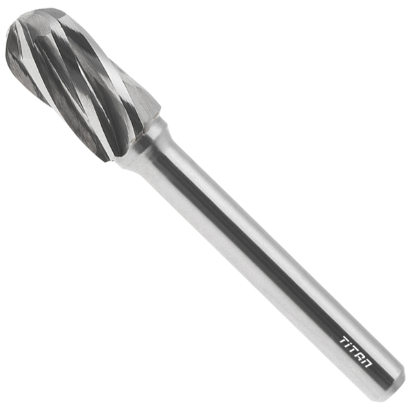 Mũi mài trụ đầu tròn FERVI BXSCXL, cán dài, mặt phẳng vuông