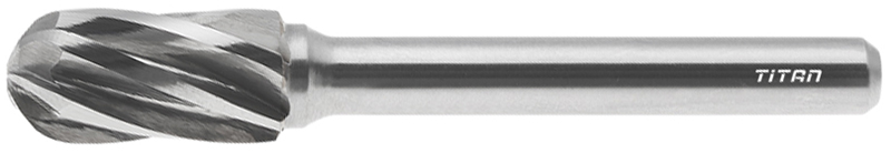 Mũi mài trụ đầu tròn FERVI BXSCXL, cán dài, mặt phẳng vuông