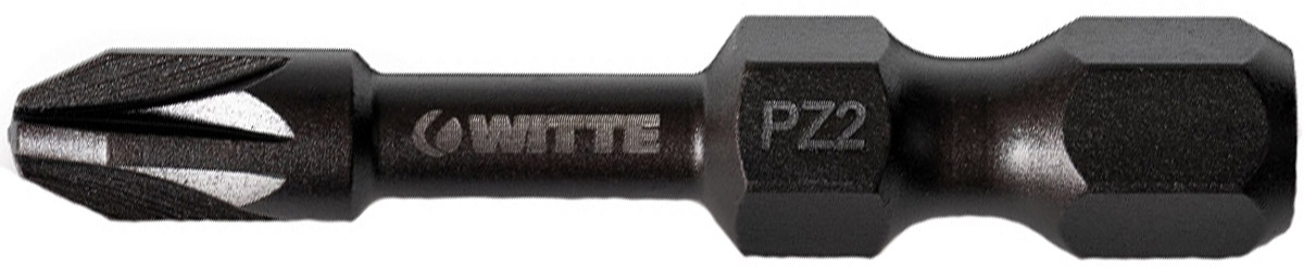 2852-PZ Mũi vít hoa thị dòng Impact PZ1-PZ3 dài 38mm chuôi 1/4" WITTE