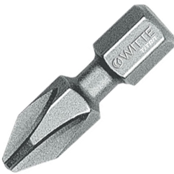 Mũi vít 4 cạnh ngắn WITTE 2802x, chuôi lục giác 6.3mm