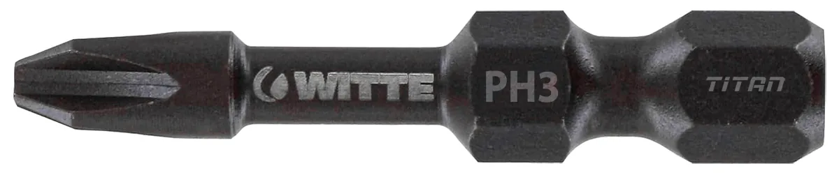 Mũi vít đóng PH3 chuôi lục giác 6.4 mm WITTE 28378, dài 38mm