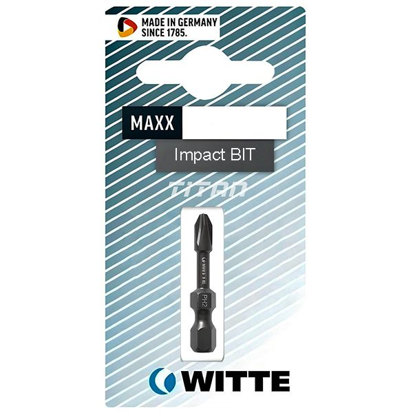 Mũi vít đóng bake PH WITTE 28377, chuôi lục lăng 1/4 inch
