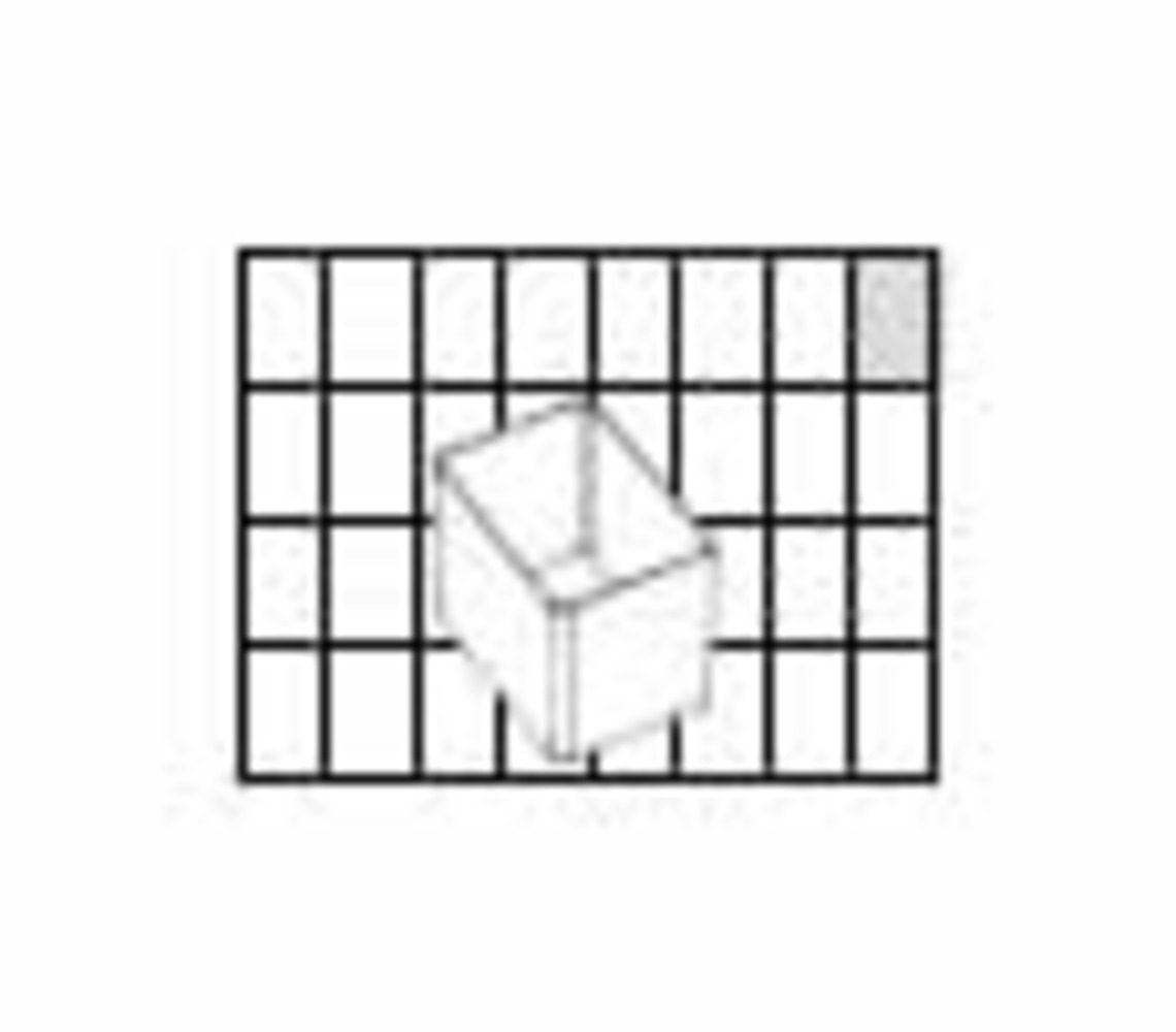 Ngăn chèn cho Carry-Lite 55, kích thước lưới 1 x 1 thumbnail 2