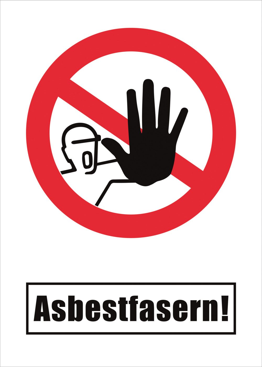 Nhãn ASBEST 500 x 700 mm