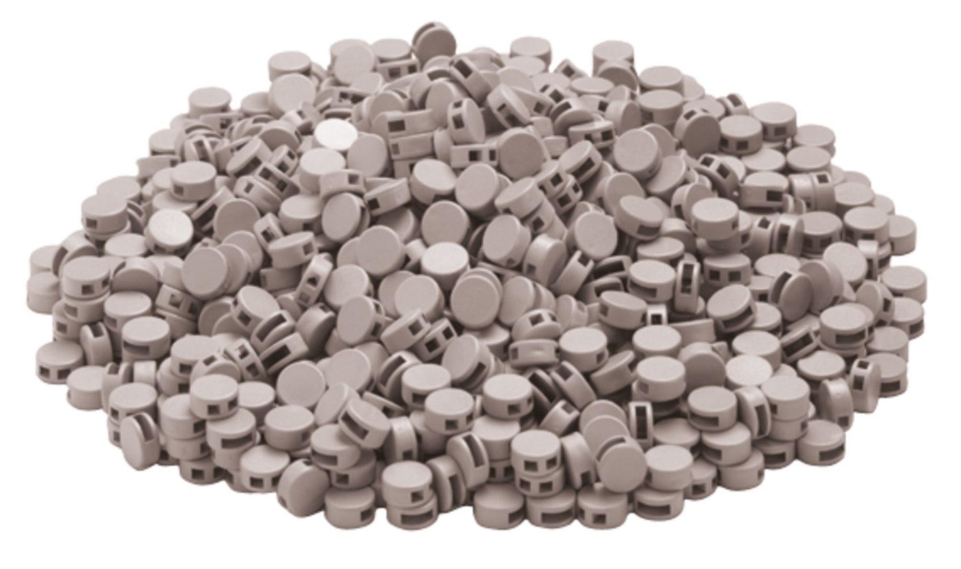 Niêm phong nhựa, đường kính 10 mm, màu cam thumbnail 2