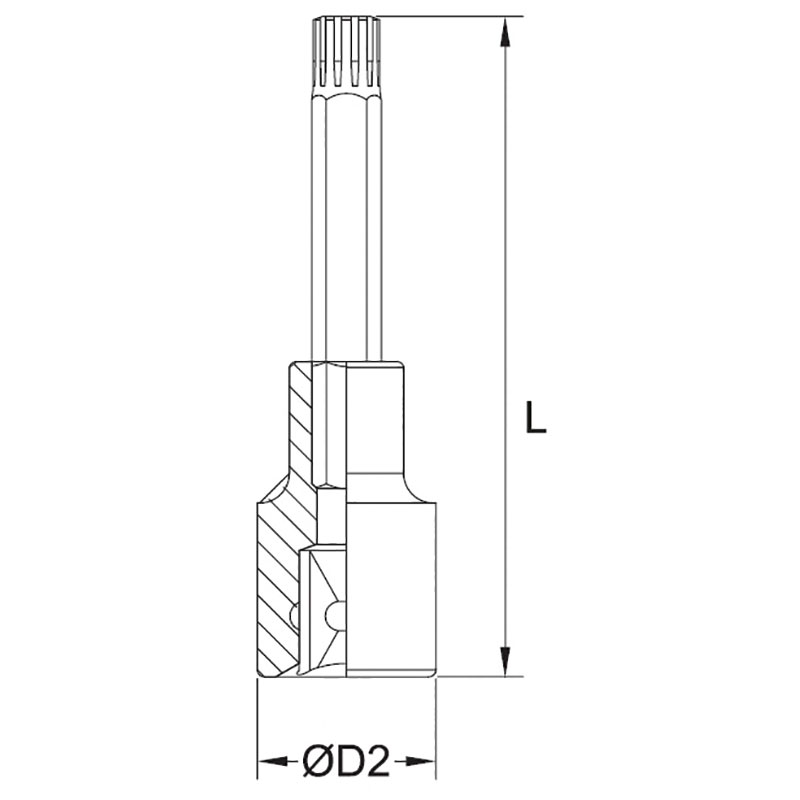 LONG RIBE BIT SOCKET thumbnail 2
