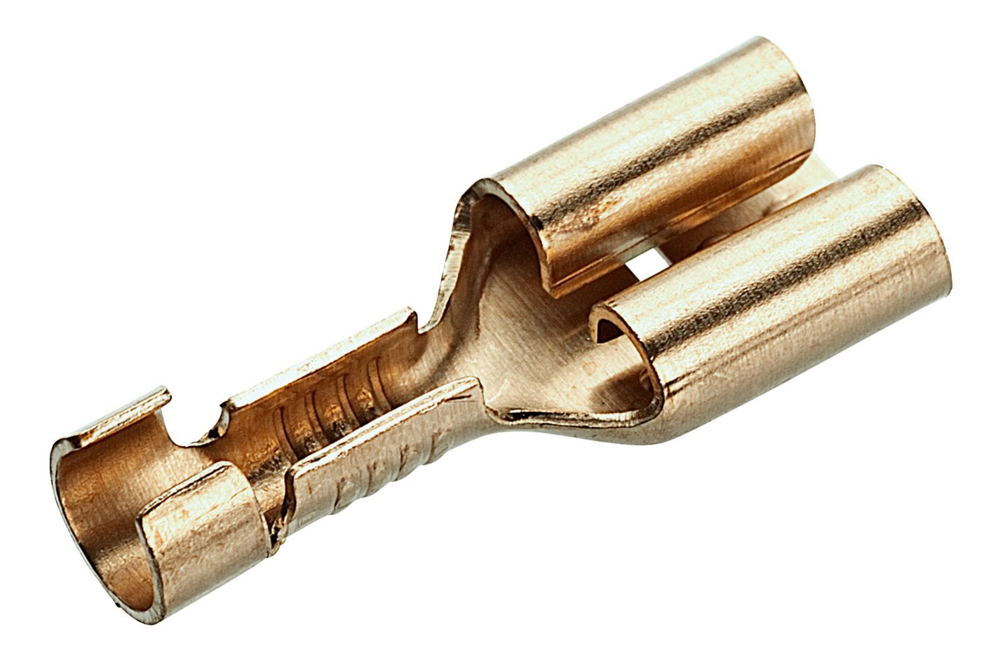 Ổ cắm phẳng, không cách điện, tiết diện 1.5 - 2.5 mm², kích thước phích cắm 6.3 x 0.8 mm