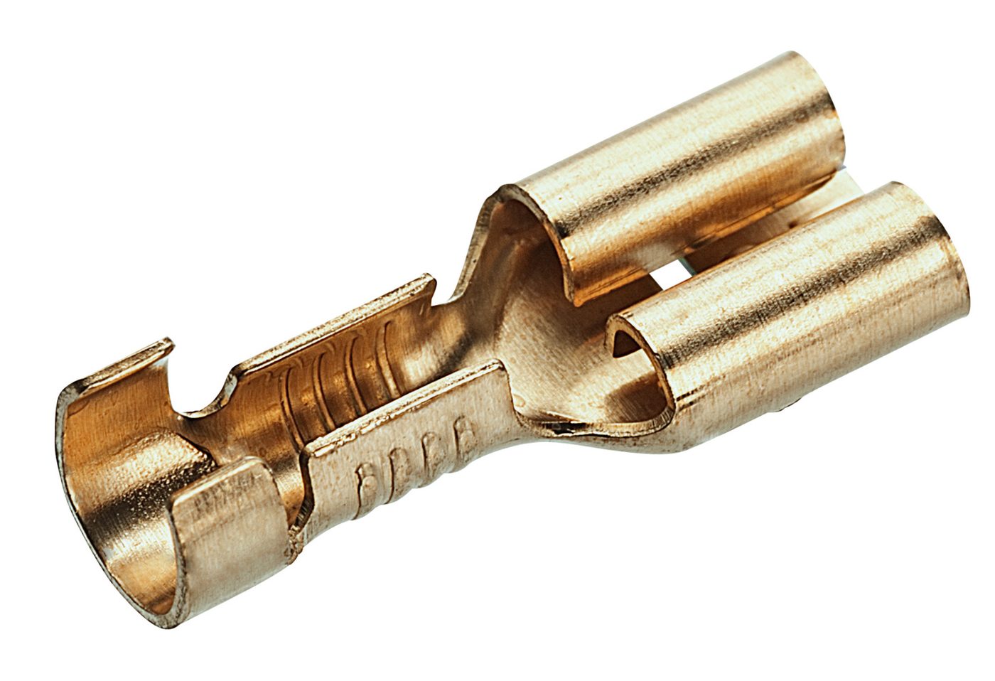 Ổ cắm phẳng, không cách điện, tiết diện 4 - 6 mm², kích thước phích cắm 6.3 x 0.8 mm